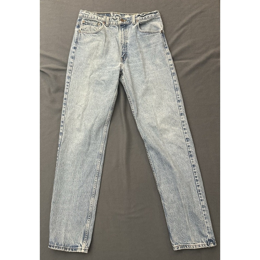 Vintage Levi's 505, Regular Fit Straight Leg Jeans Light Wash, Made in USA 34x34